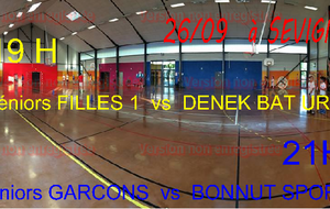 Début du championnat pour nos équipes séniors