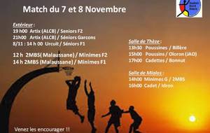 Match du 7 et 8 Novembre