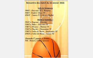 Rencontre du 16 et 17 Janvier 2017