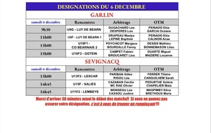 Désignations Décembre 2025