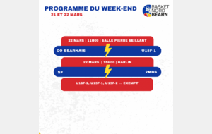 Programme du 21 et 22 Mars 2026