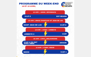 Programme du 18 et 19 Avril