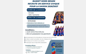 Service Civique pour la saison 2026/2027