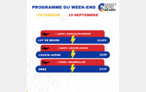 Programme des 19 et 20 septembre