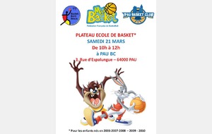 Plateau Ecole de Basket