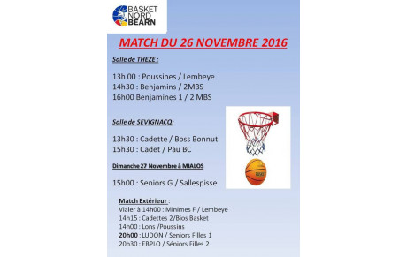 rencontre du 26 novembre