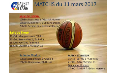 Rencontres des 11 et 12 mars 2017