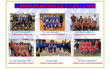 1/4 de finales jeunes.
