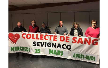 Collecte de sang à Sévignacq
