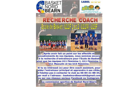 Recherche coach 2020 / 2021