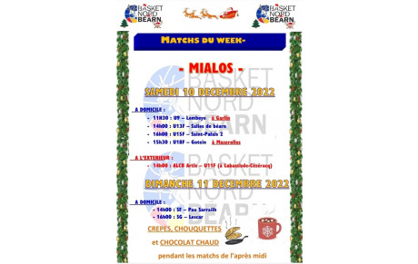Rencontres du 10 et 11 decembre