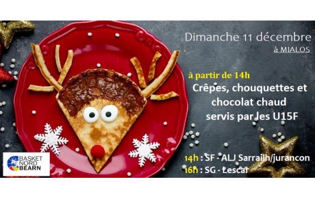 Apres midi crêpes matchs seniors du  11 décembre 