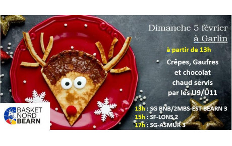 Apres midi crêpes matchs seniors du 5 février