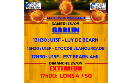 Rencontres du 23 et 24 septembre 