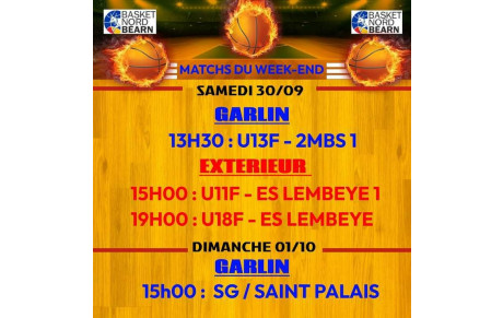 Rencontres du 29 septembre et 1er octobre
