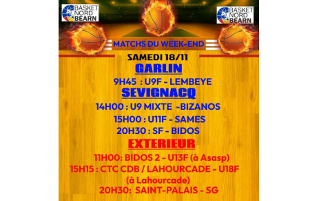 Rencontres du 18 novembre 