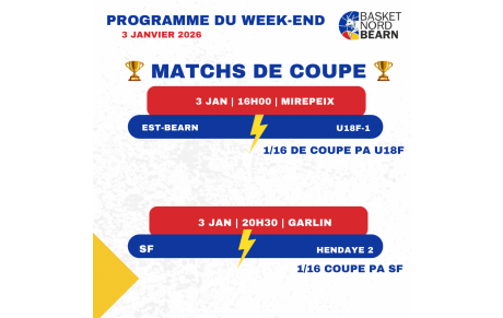 Programme du 3 Janvier 2026