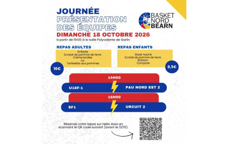 Présentation des équipes 2026/2027