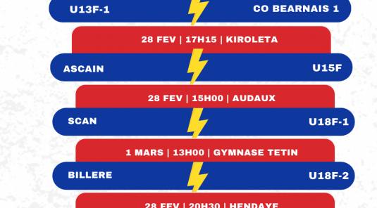 Programme du 28 Février et du 1 Mars